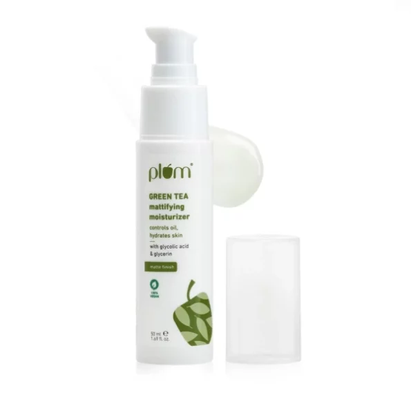 Plum Green Tea Mattifying Moisturizer For Face available on Herbkart