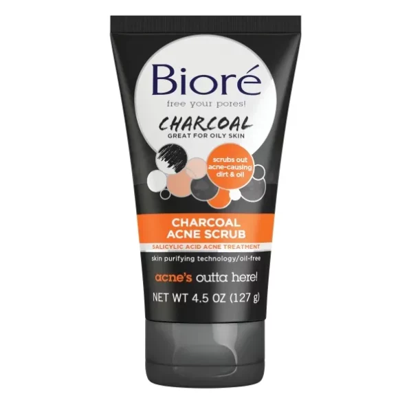 Biore Charcoal Acne Scrub, 4.5 Ounce available on Herbkart