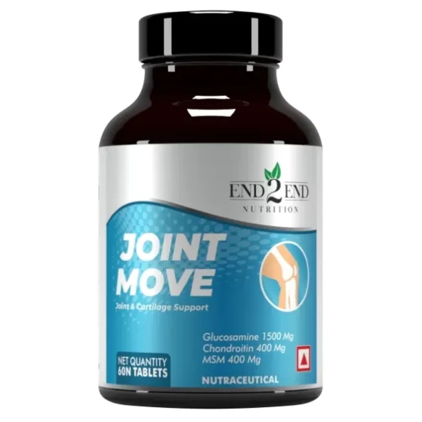 End2End Nutrition Joint Support Supplement with Glucosamine 1500mg, Chondroitin 400mg & MSM 400mg - 60 Tablets, Herbkart8t771C0vGbL020L.webp, Herbkart8t771C0vGbL020L