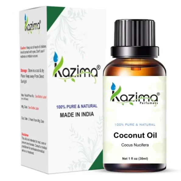 KAZIMA Cold Pressed Extra Virgin Coconut Carrier Oil, 30 ml, Herbkart8t7613HHqCcyhL.webp, Herbkart8t7613HHqCcyhL