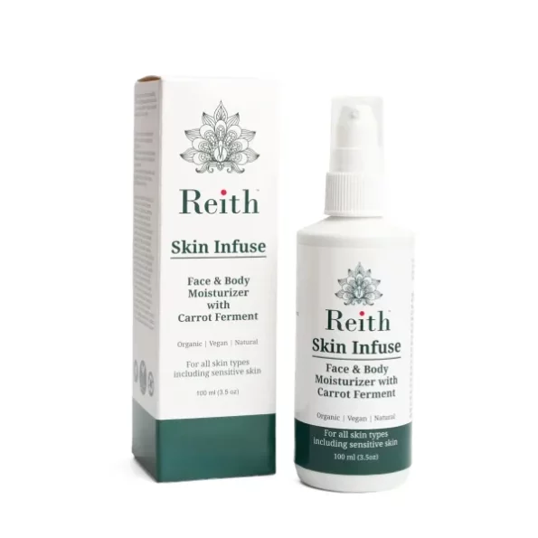 Reith Skin Infuse Moisturizer For Face & Body With Carrot Ferment, Neem, Amla, Moringa, 100Ml available on Herbkart