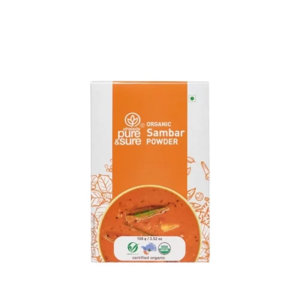 Pure & Sure Organic Sambar Powder 100G, Herbkart8t7511Gh2EFYHL.webp, Herbkart8t7511Gh2EFYHL