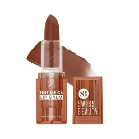 Swiss Beauty Tint Me On Lip Balm | Moisturises lips | Tinted Lip Balm | Shade - Mauve Muffin, 3.5gm