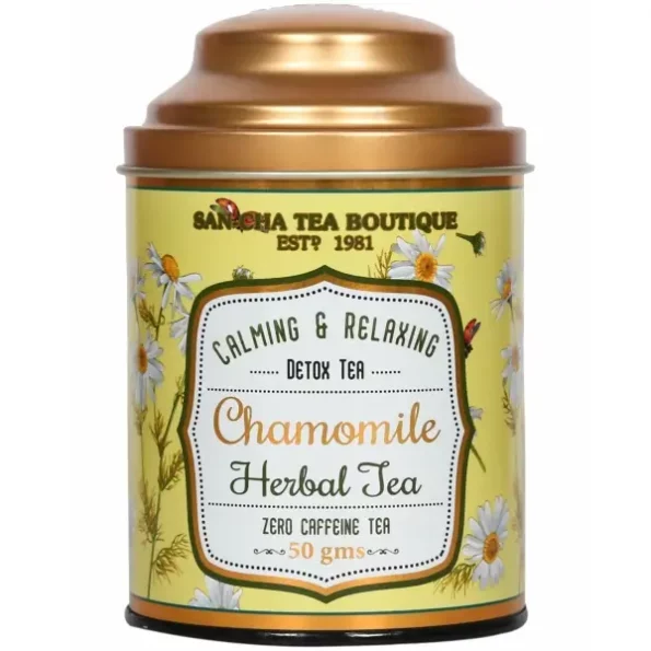 SAN-CHA Tea Boutique,Chamomile Tea,Pure Chamomile Flowers,50G Loose Leaf Tea,Caffeine Free Herbal Tea,Good Sleep Tea,Stress Relief Tea,Bedtime Tea,0.1 Kg, Herbkart8t771yOeBnZ8KL-2.webp, Herbkart8t771yOeBnZ8KL 2