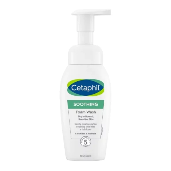 Cetaphil Soothing Foam Face Wash 200ml available on Herbkart