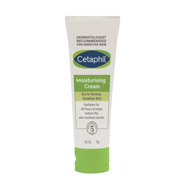 Cetaphil Moisturising Cream for Face & Body , Dry to Normal skin, 80 gm available on Herbkart