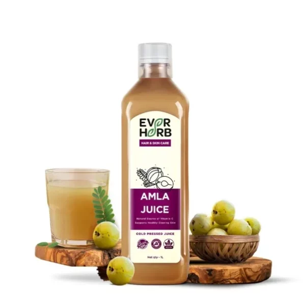 Everherb Amla Juice - 1L Amla juice for hair growth - 1000 ml, Herbkart8t751j00oGC-EL.webp, Herbkart8t751j00oGC EL