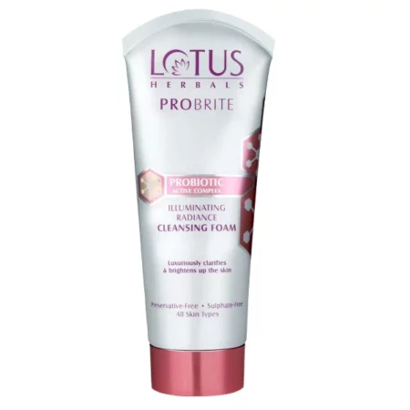Lotus Herbals Probrite Illuminating Radiance Cleansing Foam, 100g