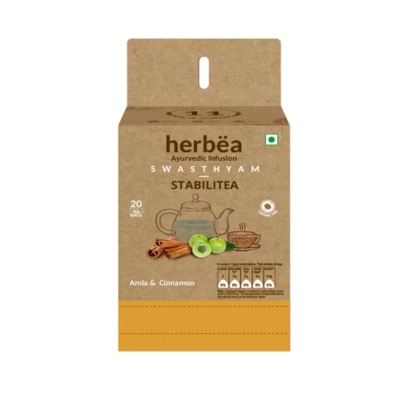 Herbea Stabilitea Amla Herbal Infusion Tea Bags Box (20 Bags), Herbkart8t751-34r7PO0L.webp, Herbkart8t751 34r7PO0L