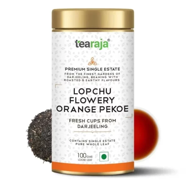 Tearaja Lopchu Flowery Orange Pekoe Darjeeling, 100G, Herbkart8t761-Sr39NKsL.webp, Herbkart8t761 Sr39NKsL