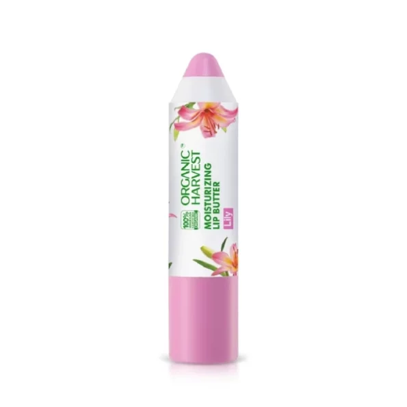 Organic Harvest Moisturizing Lip Butter: Lily, 4g - Pink, Herbkart8t751ox0P6O4vL.webp,