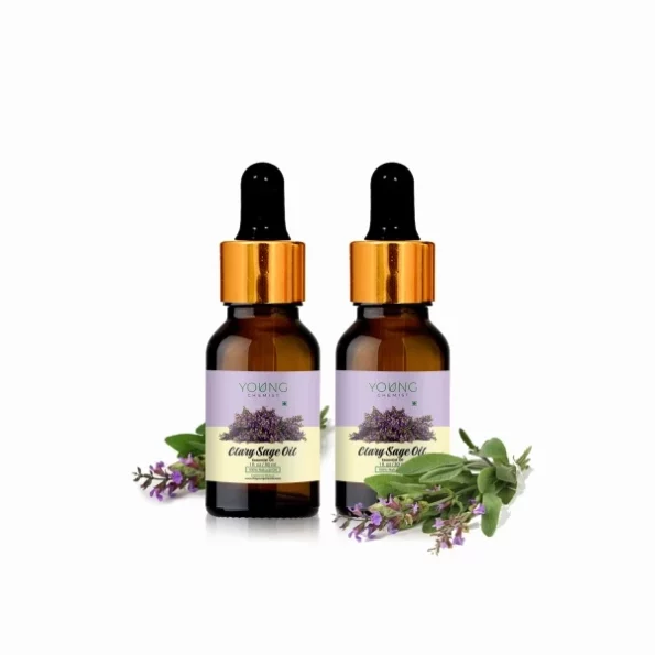 Young Chemist Clary Sage Essential Oil - 60ml | Natural Oil for Enhancing Mood, Menstrual Comfort & Wellness | Versatile Use in Diffusers, Personal Care, and Meditation Practices, Herbkart8t761zTiptAqnL.webp, Herbkart8t761zTiptAqnL