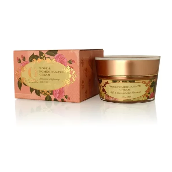 Ohria Ayurveda Rose & Pomegranate Cream - 50g, Herbkart8t781-fJuYcvIL.webp, Herbkart8t781 fJuYcvIL