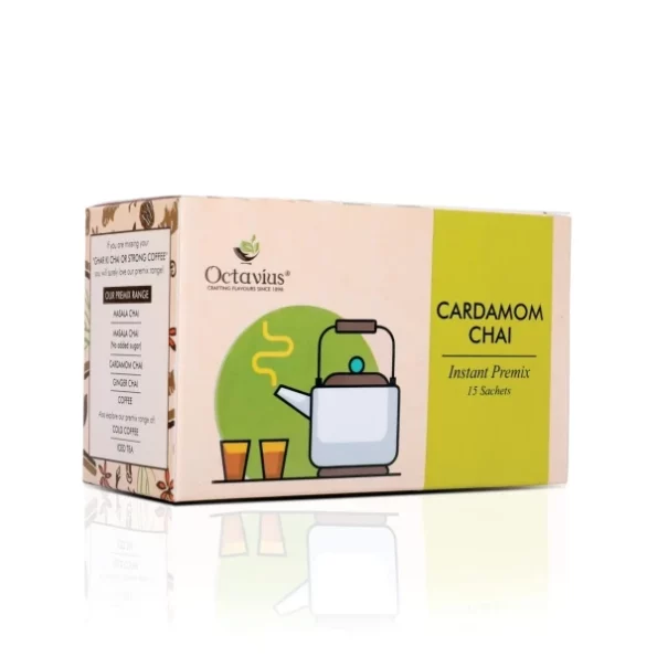 Octavius, Cardamom Premix Tea - 15 Pouches (15 Gm X 15 Sachets), Herbkart8t751RDkvM-1WL.webp, Herbkart8t751RDkvM 1WL