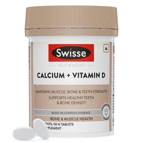 Swisse Calcium + Vitamin D, Pack of 1 Tablets (1 Tablet Per Serving), Herbkart8t761qMU91bS6L.webp, Herbkart8t761qMU91bS6L