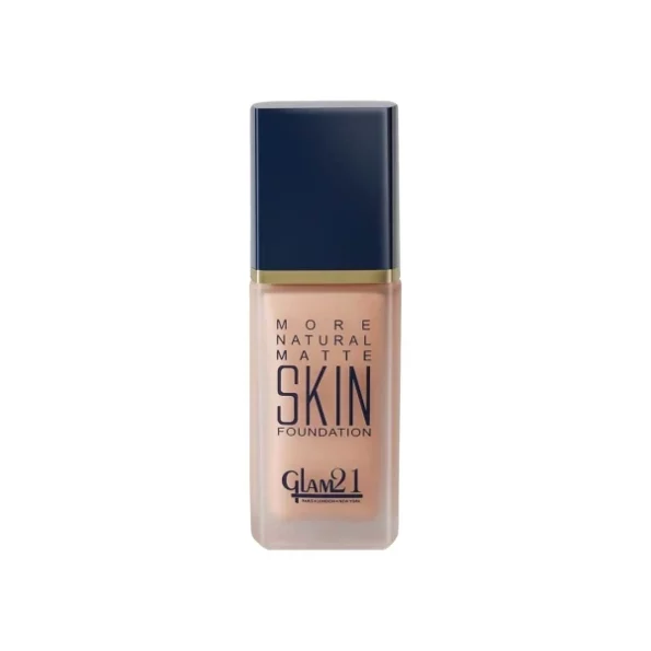 Glam21 Skin Natural Foundation - Long-lasting Ultra-smooth Silky Texture to Keep Your Skin Soft & Hydrated|Lightwighted | Minimizes Pores,Hides Dark Spots & Skin Acne | 40gm, 04, Herbkart8t74108w5R9vmL.webp, Herbkart8t74108w5R9vmL