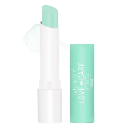 Swiss Beauty moisturizing Lip Balm | Non sticky Lip Balm for Dry and Chapped Lips| Enriched with Vitamin E and Shea Butter| With 12 Hrs Moisturization | Shade- Fresh Mint, 4.5g|