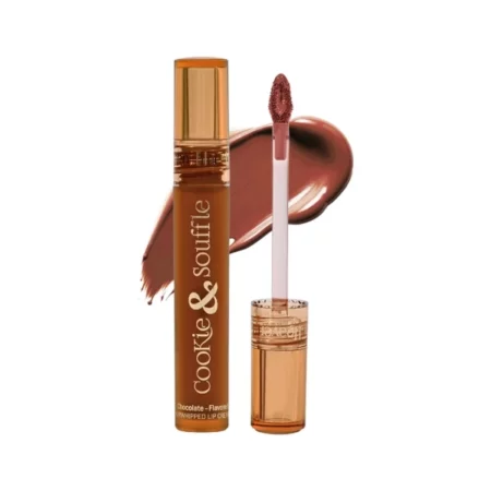 Blue Heaven Cookie & Souffle Matte Lipstick for Women, Long lasting Liquid lipstick, Enriched with Cocoa Butter & Rosehip Oil, Softening & Nourishing Lip color - Fudge Fantasy, 3.2ml