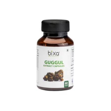 Bixa Botanical Guggul Extract 60 Capsules (450mg) | Herbal supplement to improve blood circulation