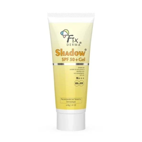 Fixderma Shadow Sunscreen SPF 50+ PA+++ Gel, 40g, Herbkart8t751gkPmxLxlL.webp,