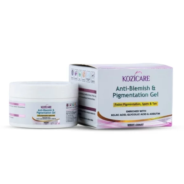 Kozicare Anti-Blemish & Pigmentation Gel For Fades, Pigmentation, Spots & Tan - 50Gm, Herbkart8t7619cmPL2kLL.webp, Herbkart8t7619cmPL2kLL