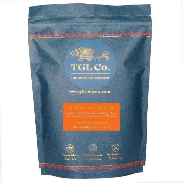 TGL Co. Bombay Cutting Chai - Loose Black Tea Leaf (100 Gm) available on Herbkart