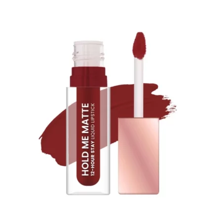 Swiss Beauty Hold Me Matte Liquid Lipstick | 12 Hours Stay | Non-Transfer Lipstick | Waterproof Lipstick with Intense Hydration| Shade - Lover Boy Red, 4.5ml