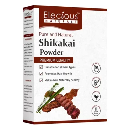Elecious100% Shikakai Powder for Hair - 200 Grams | For Hair wash and Shampoo | 100% Pure and Natural | SLS and Paraben free | Suitable for all hair types