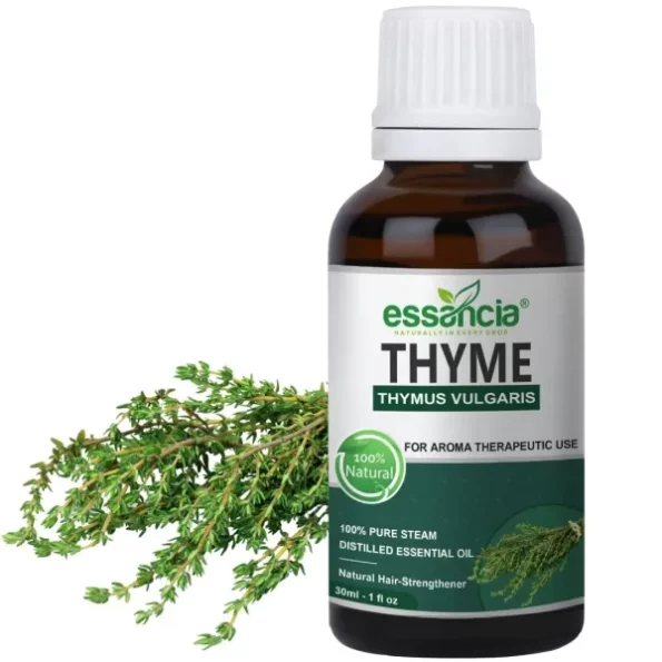 Essancia Thyme Essential Oil for Respiratory Health, Relaxation & Skin Care - 100% Pure, Natural, Undiluted Therapeutic Grade (30ml), Herbkart8t761ILuSqFr20L.webp, Herbkart8t761ILuSqFr20L
