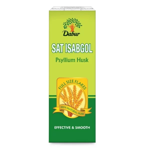 Dabur Sat Isabgol ( Psyllium Husk ) - 180/200 g Rich in Fiber available on Herbkart