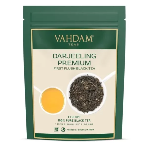 VAHDAM, First Flush Darjeeling Tea - 50+ Cups (100g), Loose Leaf Black Tea, Herbkart8t761raBvVjxAL.webp,