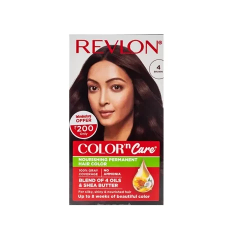 Revlon Color N Care Permanent Hair Color Cream, 181g - Darkest Brown 3N |With Olive and coconut Oil