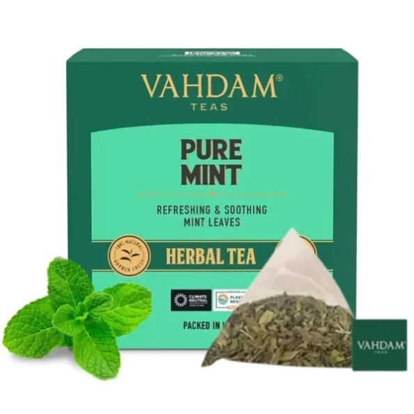 VAHDAM, Pure Mint Herbal Tea Bags (15 Count), Herbkart8t751tsNDvFpYL.webp, Herbkart8t751tsNDvFpYL