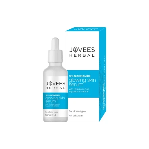 Jovees Herbal 12% Niacinamide Glowing Skin Serum With Hyaluronic Acid 30 ml, Herbkart8t761O3CkWPK20L.webp, Herbkart8t761O3CkWPK20L