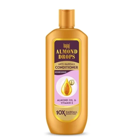 Bajaj Almond Drops Anti Hairfall Conditioner, 175ML, For Dry & Frizzy Hair, With Almond Oil & Vitamin E to Reduce Frizz & Smoothen Hair, Ideal for all Hair Types, Herbkart8t761hAf20tGiNL.webp, Herbkart8t761hAf20tGiNL