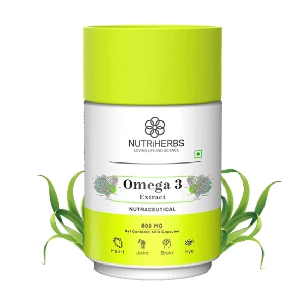 Nutriherbs Omega 3 Capsules, 60 Capsules available on Herbkart