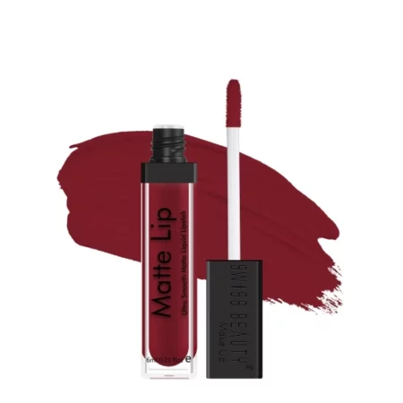 Swiss Beauty Ultra Smooth Matte Lip Liquid Lipstick, Smooth Lip Color, Weightless Finish, Silky Matte Finish, Shade- Heart Breaker, 6ml