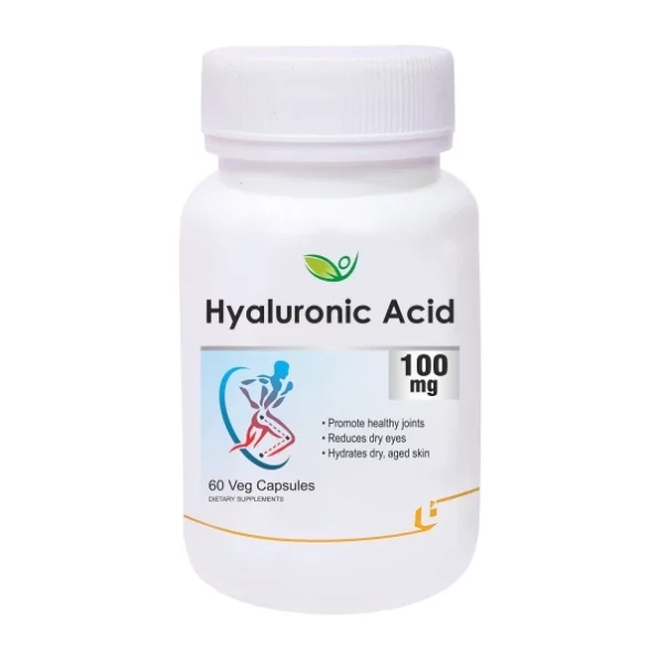 Biotrex Nutraceuticals Hyaluronic Acid 100mg - 60 Capsules available on Herbkart