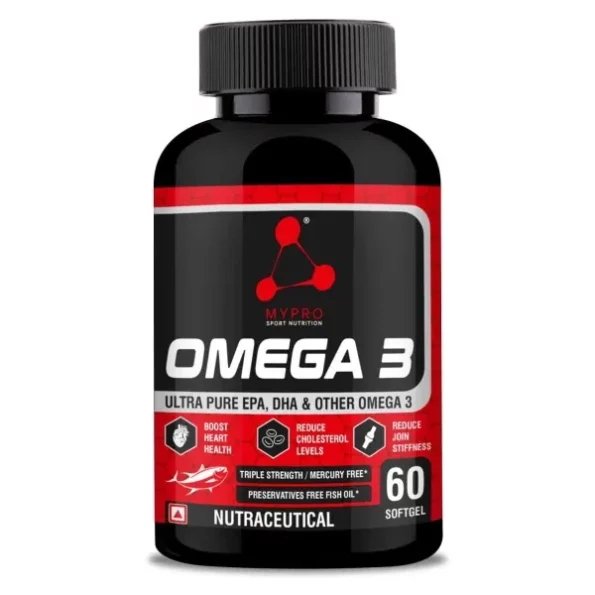 Mypro Sport Nutrition Omega 3 Fish Oil -60 Capsule, 1000mg, Herbkart8t751TO7di7FqL.webp, Herbkart8t751TO7di7FqL