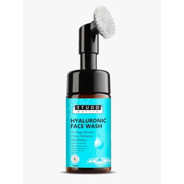 Studd Muffyn Hyaluronic Foaming Face Wash 100ml available on Herbkart