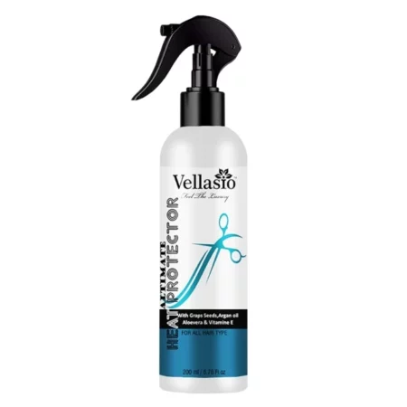 VELLASIO Heat Protetion Spray For Hair With moroccan argan oil For Anty Frizz Shine And Soft Hair With Hair Styling Spray With No sulphate And No parabean