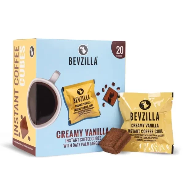 Bevzilla 20 Instant Coffee Cubes Pack with Organic Date Palm Jaggery, 5 Flavours (Vanilla), Herbkart8t761CsB7MEbeL.webp, Herbkart8t761CsB7MEbeL