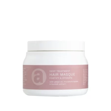 Ashba Botanics Deep Conditioning Hair Mask For Dry & Frizzy Hair | Hydrating Masque For Curly, Wavy, & Straight Hair | With Murumuru, Shea Butter, Baobab Protein, & Pequi Oil | Silicone Free - 237 ml