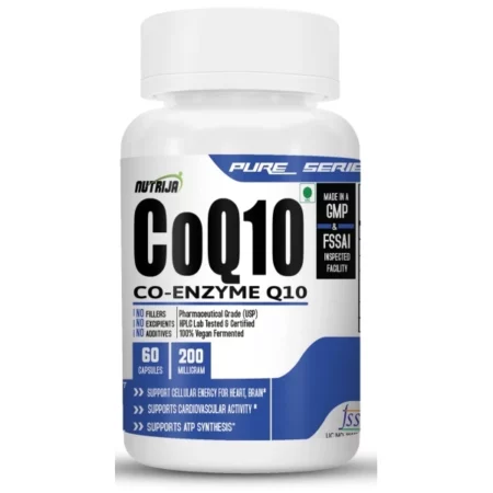 NutriJa High Absorption Coenzyme Q10 CoQ10 200mg with Bioperine 10mg (120 Capsules)