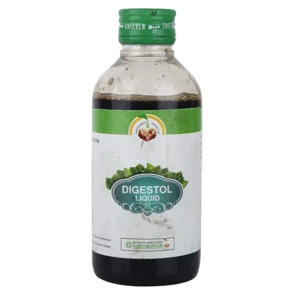 Vaidyaratnam Digestol Liquid 200 ml available on Herbkart