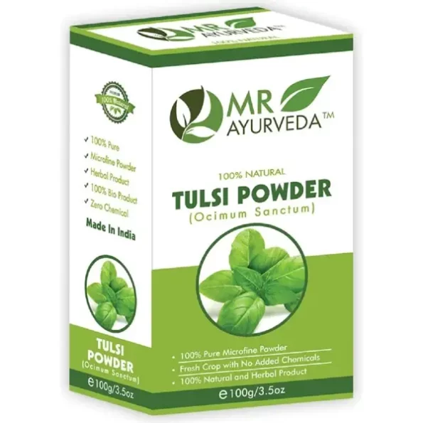 MR Ayurveda Tulsi Powder, 100 Gm, Herbkart8t761hePICuHuL.webp, Herbkart8t761hePICuHuL