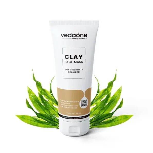 Vedaone Clay Face Mask For Improving Skin Tone And Pigmentations, 100 gm, Herbkart8t761MzS20su4pL.webp, Herbkart8t761MzS20su4pL