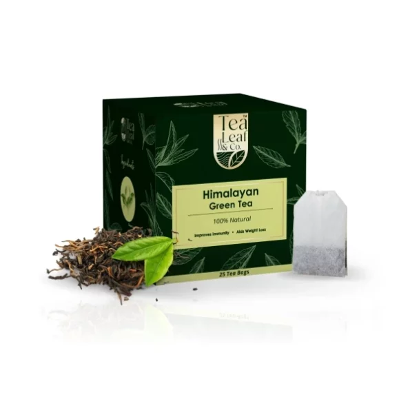 Tea Leaf & Co. Himalayan Green Tea, 25 Tea Bags, Herbkart8t771TDqdQT1pL.webp, Herbkart8t771TDqdQT1pL