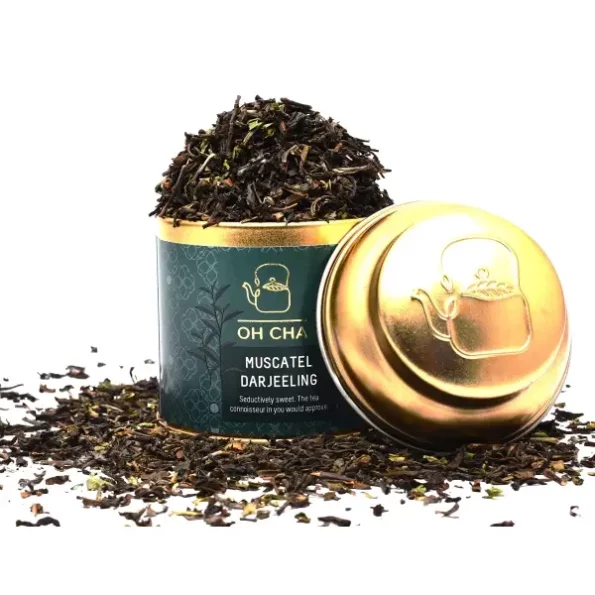 OH CHA - Muscatel Darjeeling Tea, 35Gram Tin Caddy - Loose Leaves, Herbkart8t7912EWjGAQCL.webp, Herbkart8t7912EWjGAQCL