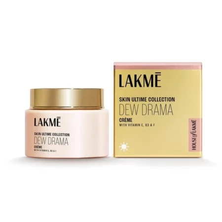 LAKMÉ Dew Drama Gel Cream, Pro-Ceramides, Vit E + Vit B + Vit F 50G